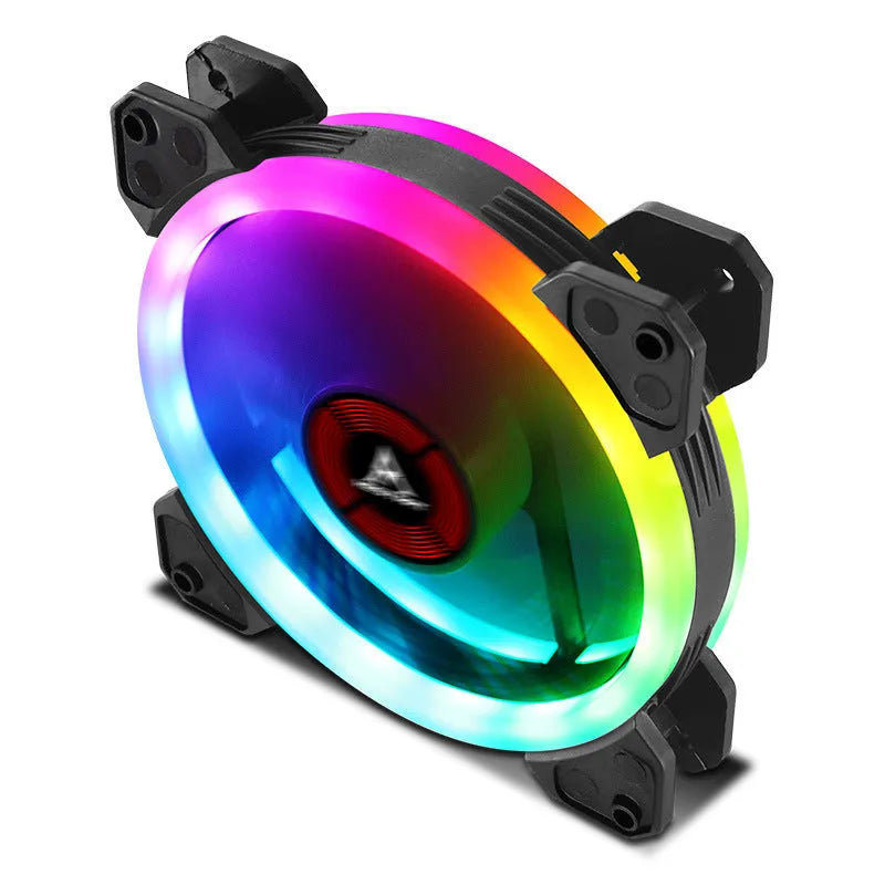 12cm camouflage pattern chassis fan with RGB colour changing lights
