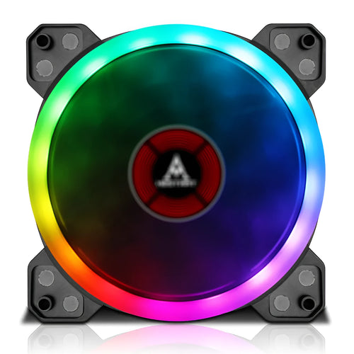 12cm camouflage pattern chassis fan with RGB colour changing lights