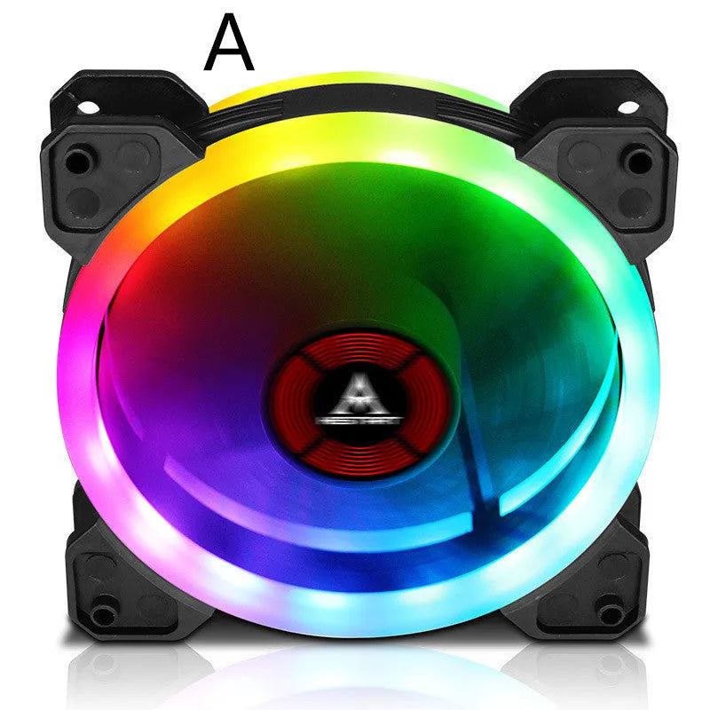 12cm camouflage pattern chassis fan with RGB colour changing lights