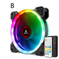 12cm camouflage pattern chassis fan with RGB colour changing lights