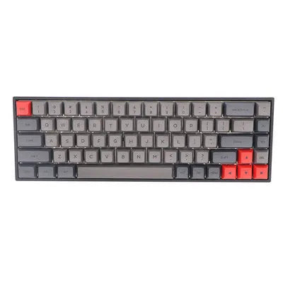 68-key PBT mechanical keyboard keycap set showing multiple colour options for Cherry MX switch compatibility