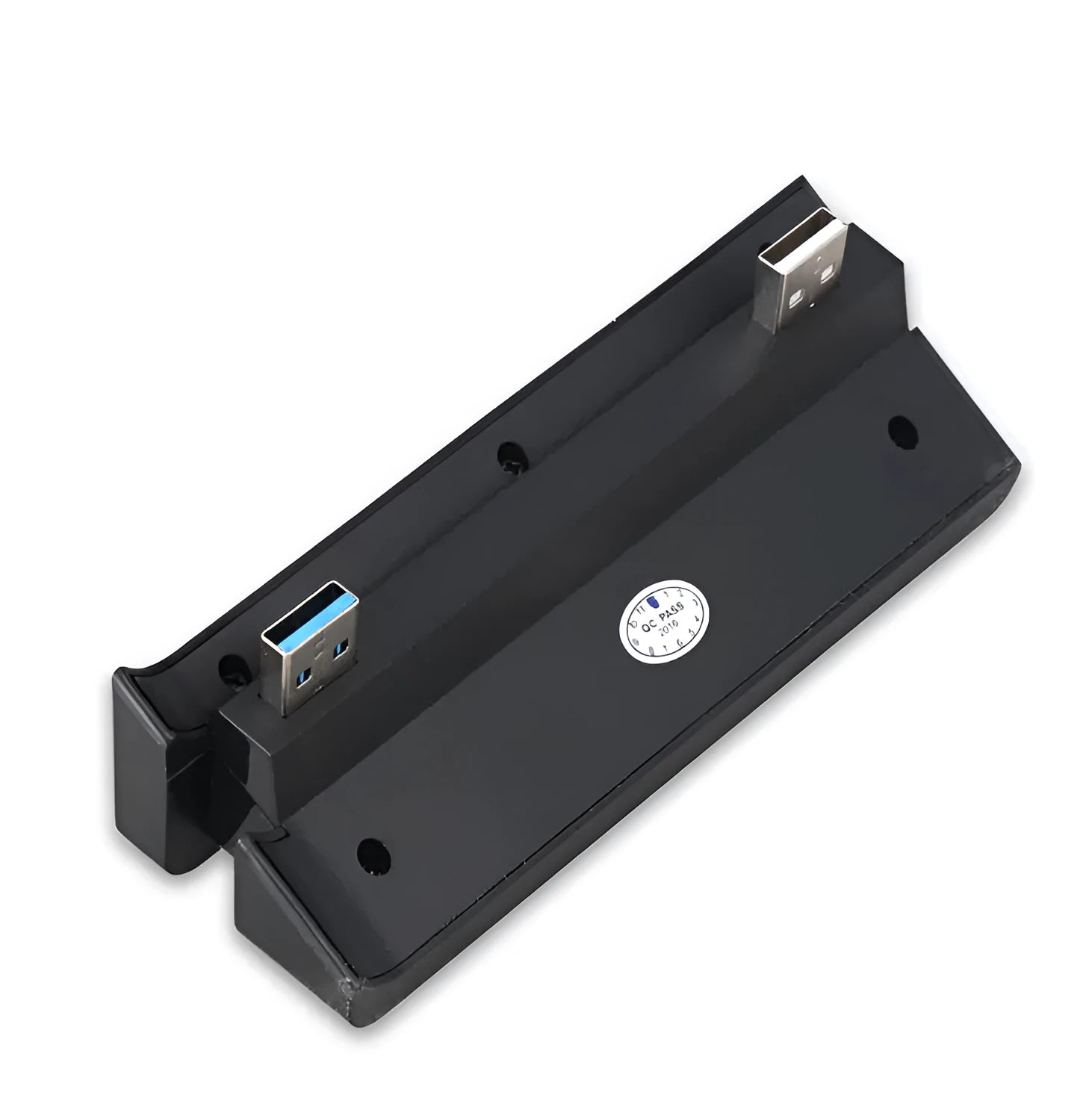 Black PS4 SLIM USB hub extender accessory for PlayStation 4 console
