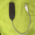 USB LED reading light with flexible design in multiple colour options