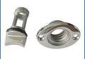 Stainless steel marine water plug for 38mm x 50mm boat drain, showing corrosion-resistant construction.