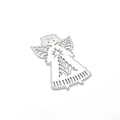 White angel character knife mould for card making with 8x6 cm carbon steel blade and figures pattern