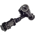 Black 7-inch metal magic friction articulating arm for DSLR cameras with ball heads and mounts.