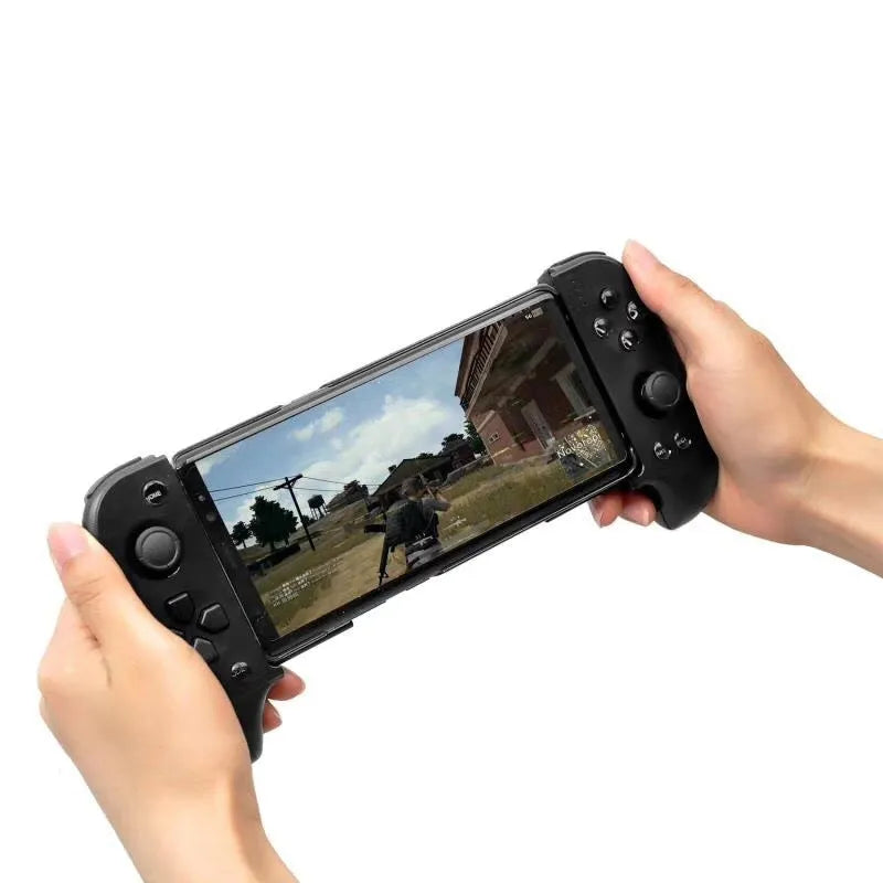 Cytec wireless Bluetooth game controller with telescopic phone holder in black and red blue colours