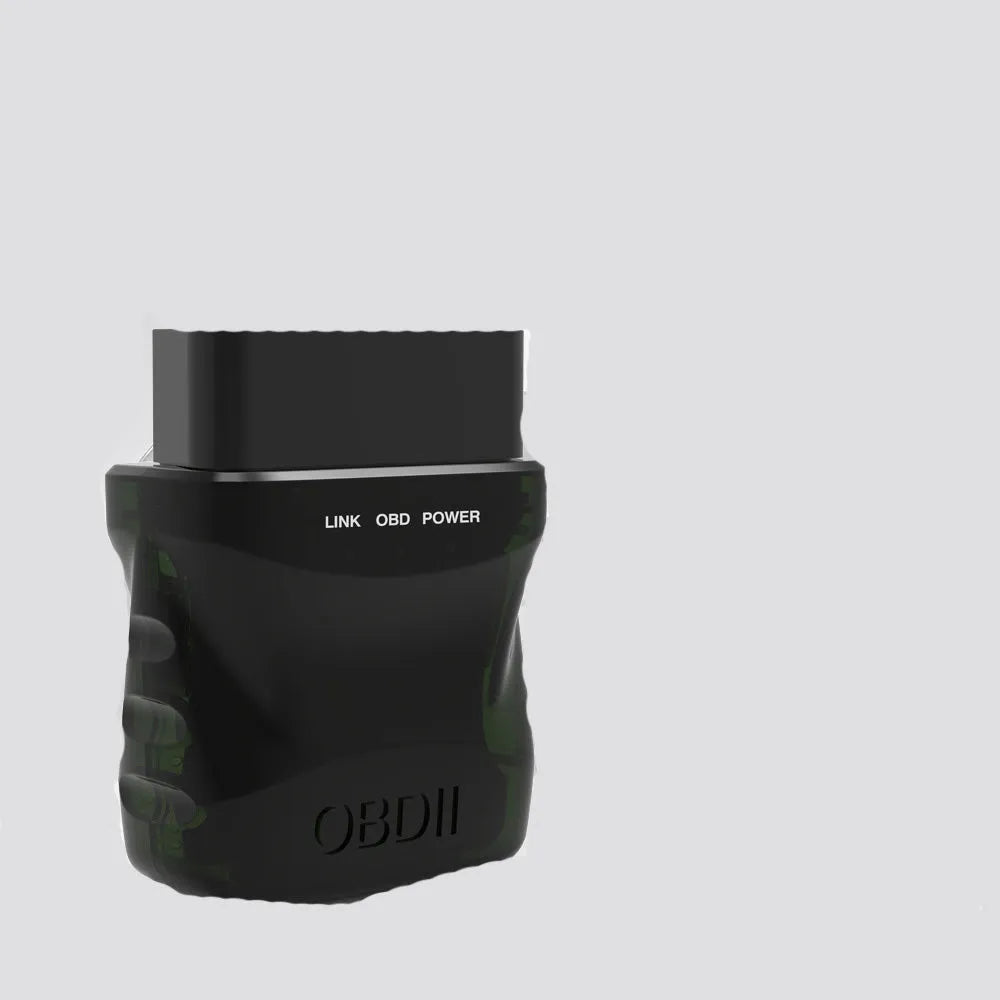 Wireless OBD2 car diagnostic scanner tool in black with WiFi connectivity for vehicle fault code reading by Zhongxinwang V015