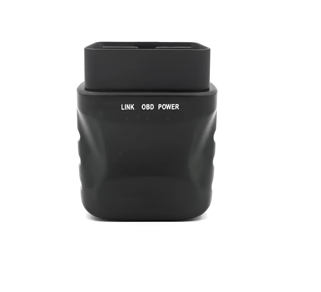 Wireless OBD2 car diagnostic scanner tool in black with WiFi connectivity for vehicle fault code reading by Zhongxinwang V015