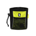 Dog training waist bag with removable garbage compartment in green or orange colours