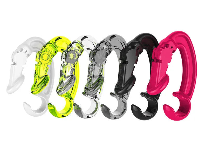 Soft ear hooks compatible with wireless Bluetooth headsets for sport running cycling, black colour option