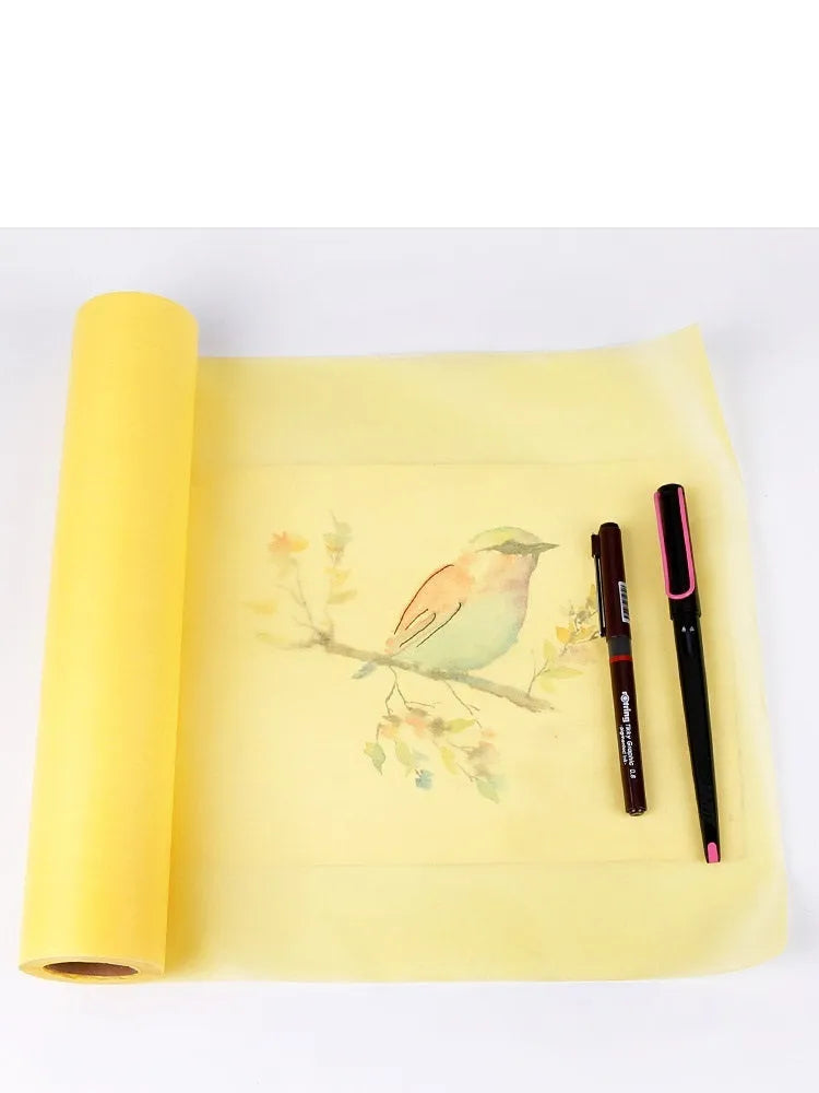 Aikale sketch scroll roll of white or yellow drawing paper in 30.5cm or 46cm widths