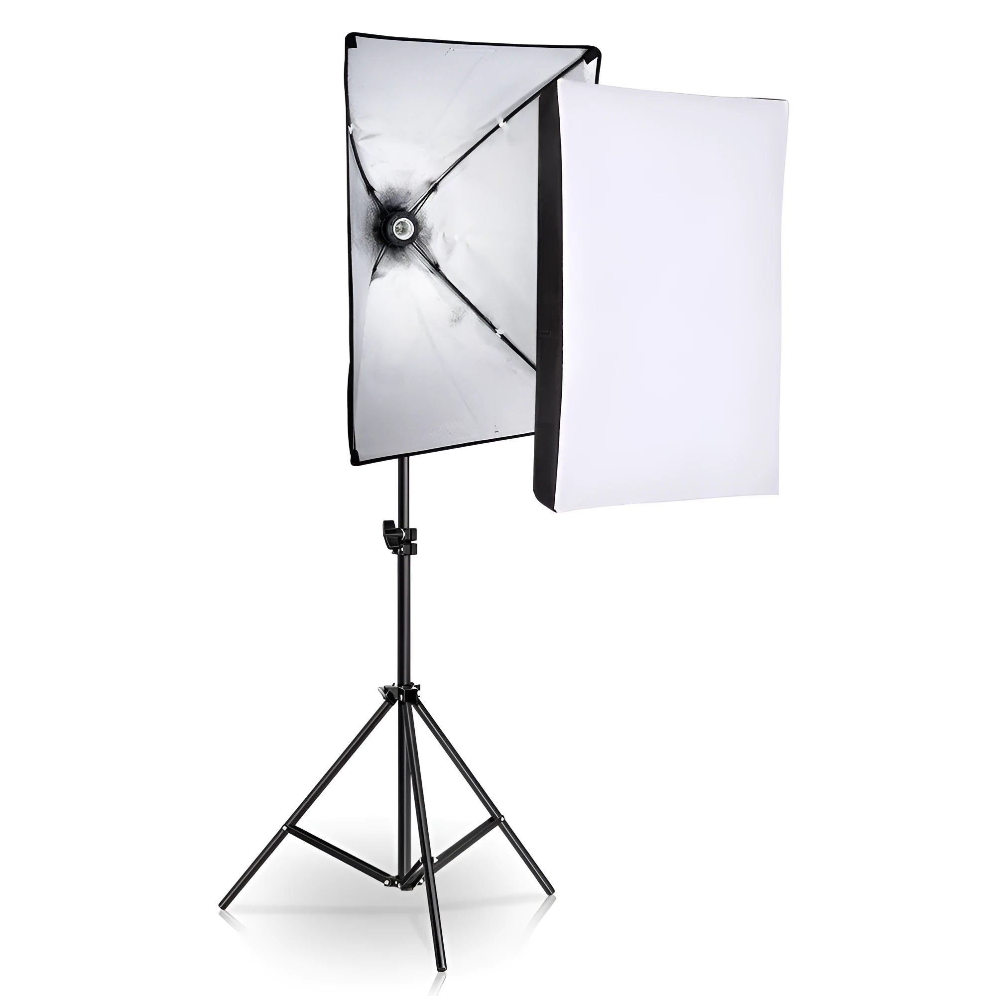 50x70cm photography softbox light kit with 2 metre stand and soft cloth diffuser