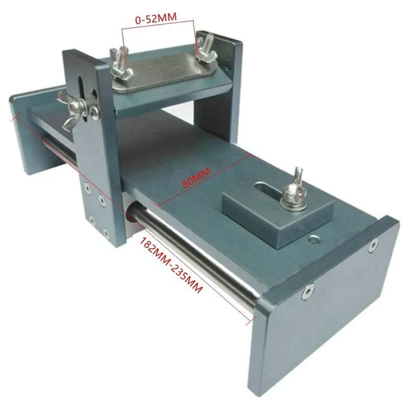 Fixed angle sharpening tool for woodworking knives and chisels with aluminium alloy construction