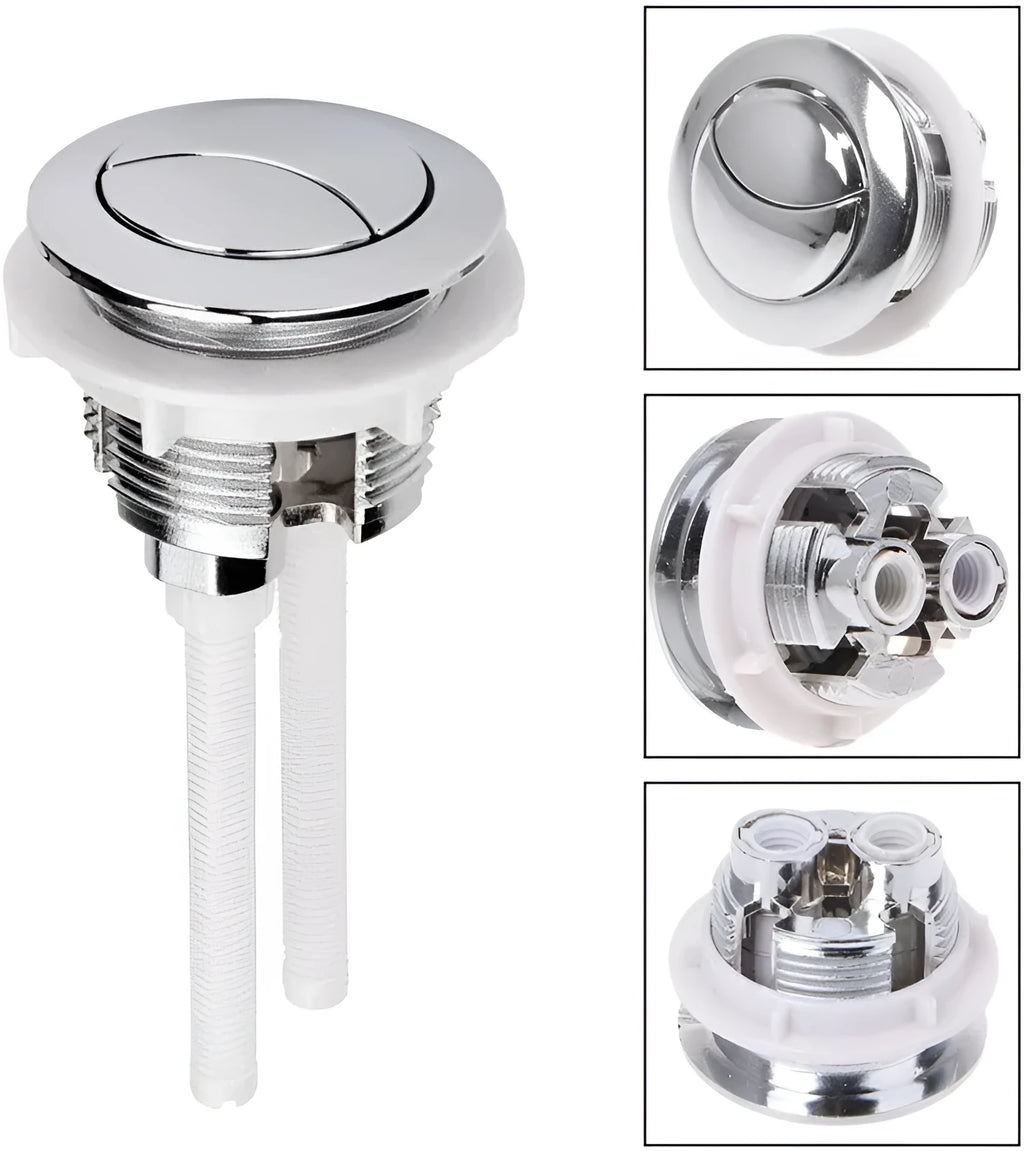 38mm round ABS plastic toilet flush button replacement for one-piece ground drainage toilets