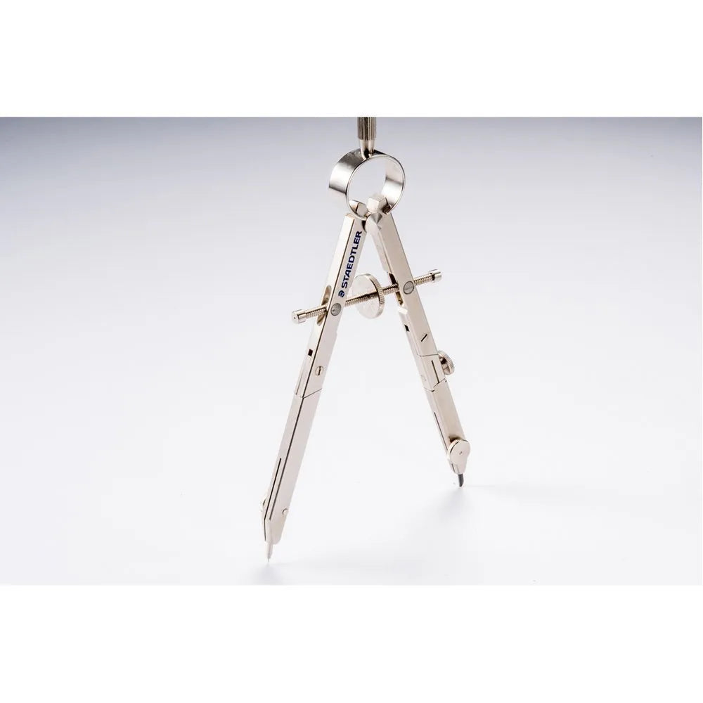 Staedtler 551 01 steel car compass with telescopic rod and technical drawing circle