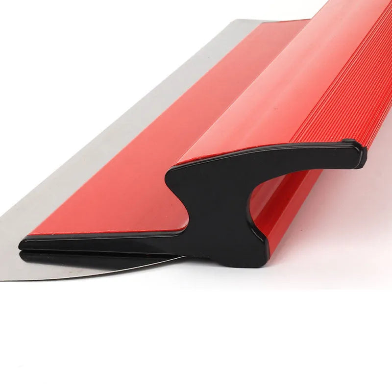 Grey 40cm leveling scraper tool for wall putty scraping and wallpaper paste application