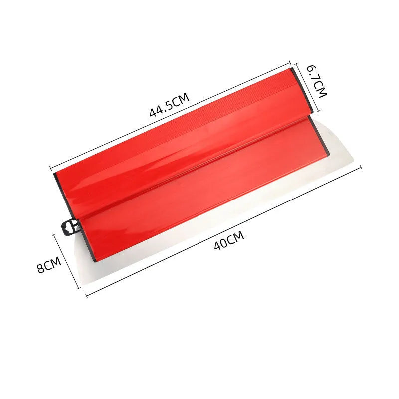 Grey 40cm leveling scraper tool for wall putty scraping and wallpaper paste application
