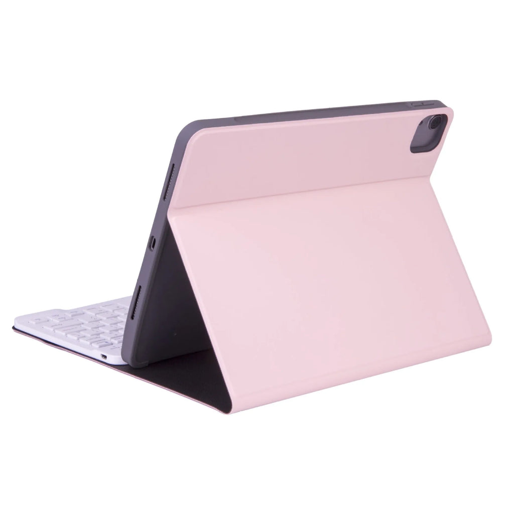 Wireless Bluetooth keyboard set with split leather case in multiple colour options