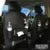 PU leather car seat back storage hanging organiser bag with multiple pockets