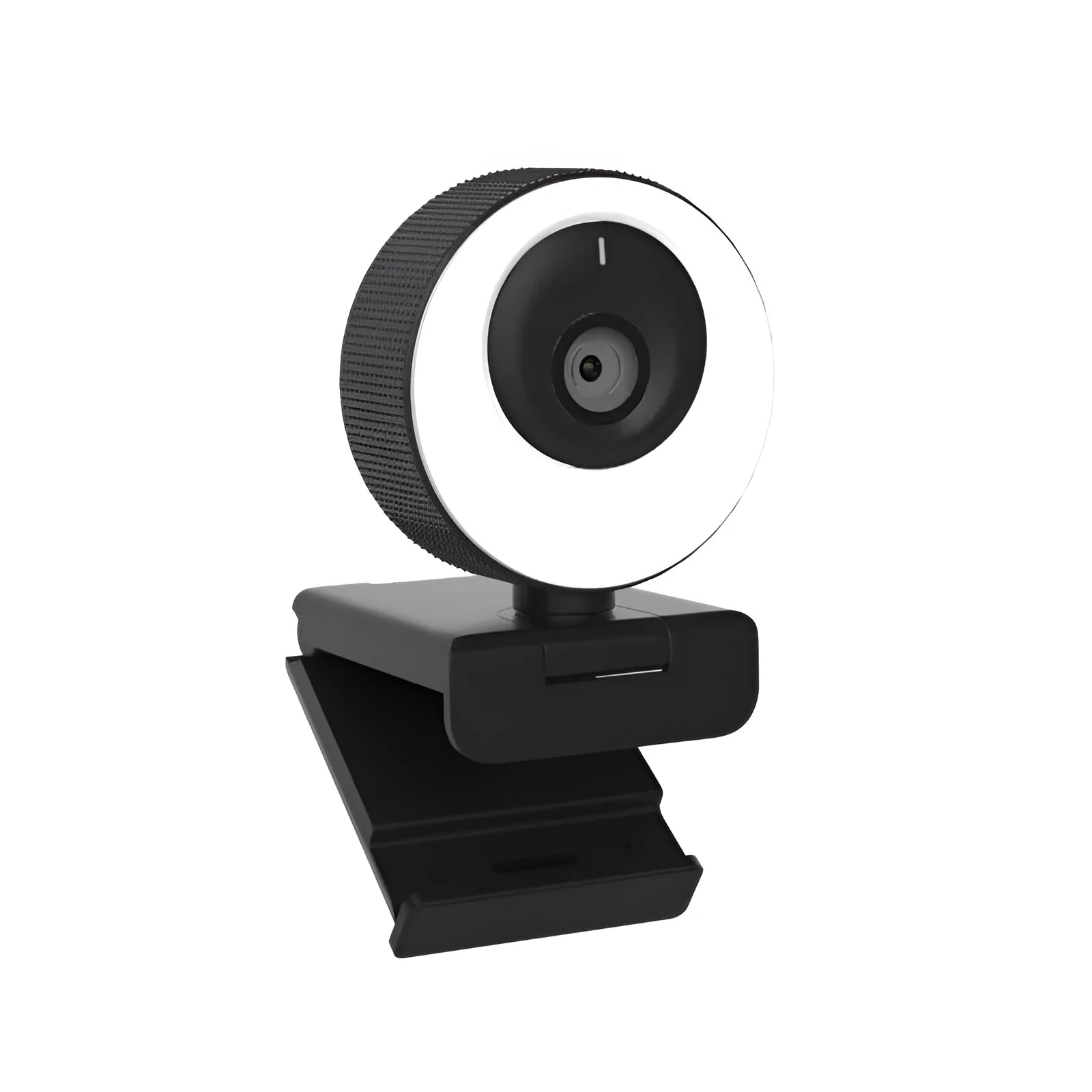 Black USB webcam with 1080p resolution, auto-focus, and a built-in microphone on a 1.7m cable
