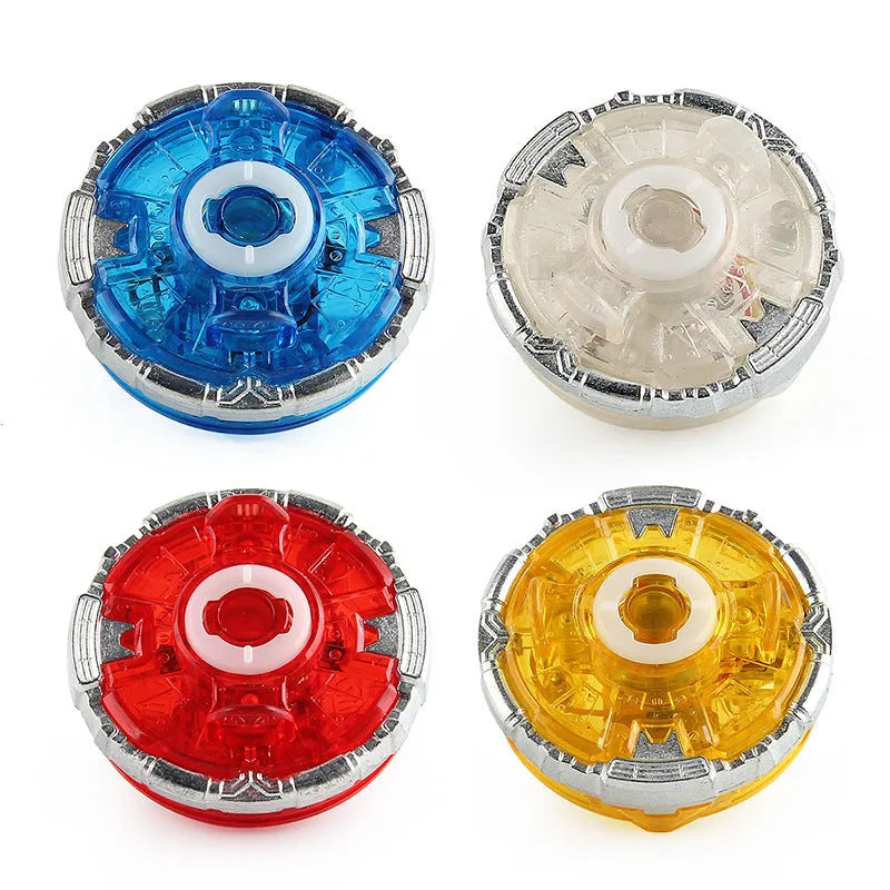 Luminous gyro bottom accessory for spinning tops, 4.5cm size, in blue colour.