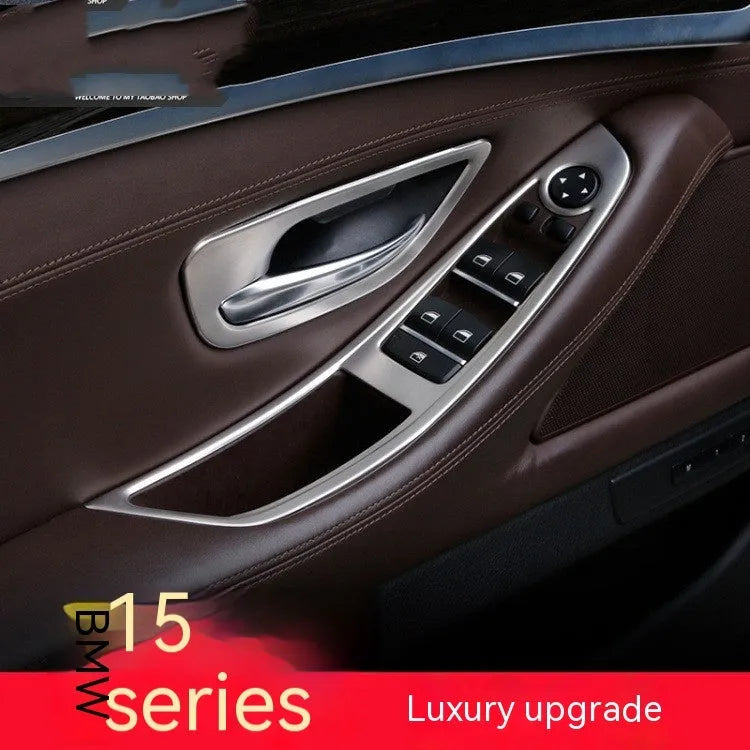 BMW 5 Series interior door handle decorative trim strips for 2011-2017 models