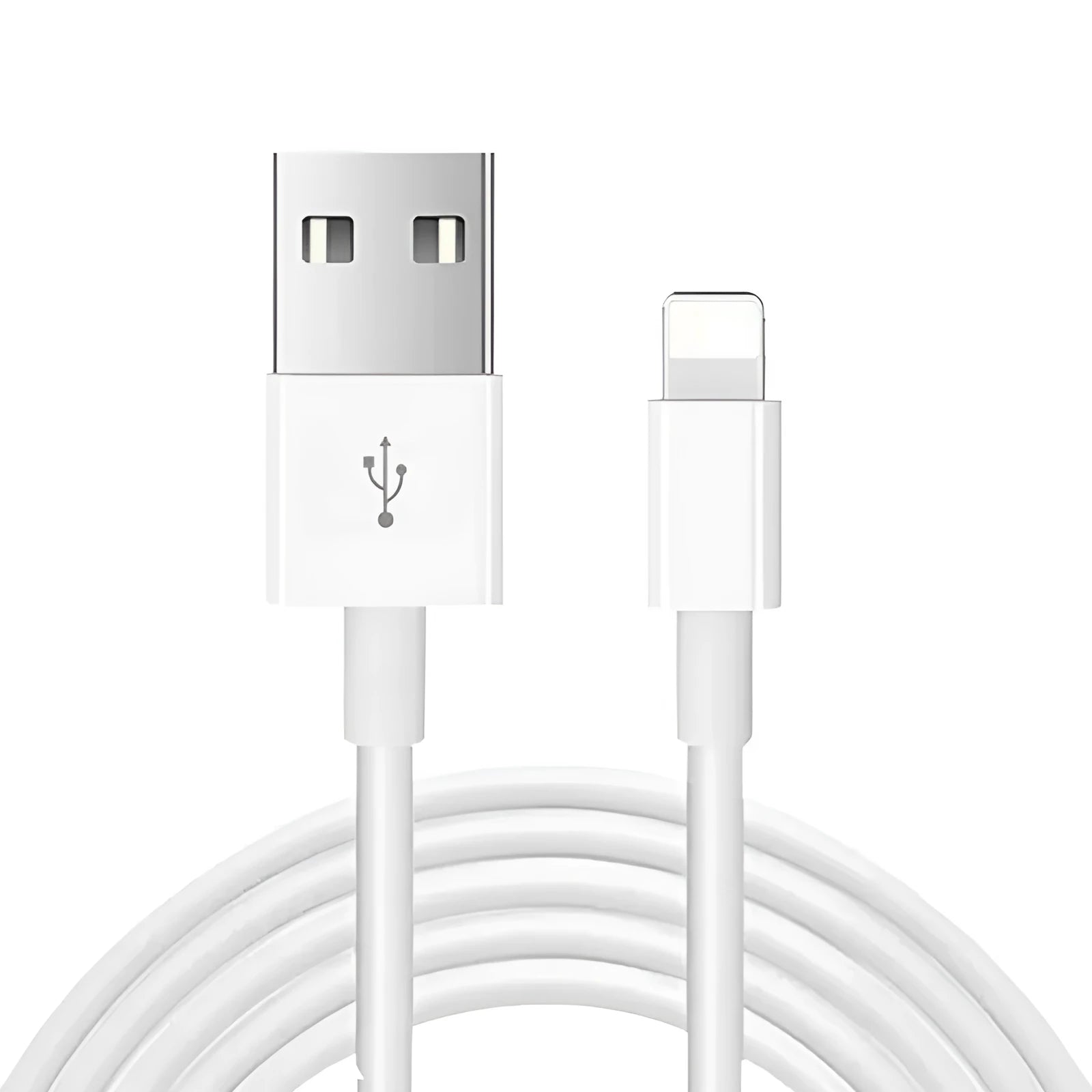 White 20W USB-C fast charger with 1m cable for Apple iPhone and iPad