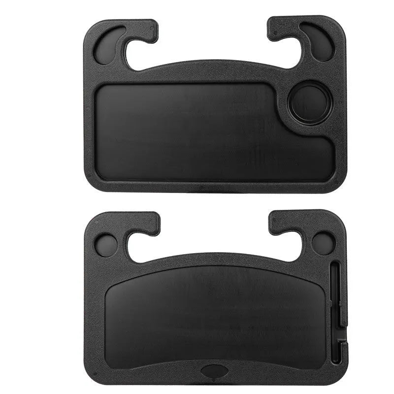 Black HDPE car steering wheel tray large 42x28cm size with colour box packaging