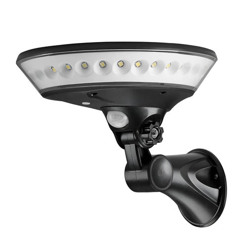 360-degree luminous solar garden light with all-round illumination and IP65 waterproof rating