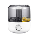 Black or white 3L humidifier measuring 183x183x233mm with low noise operation under 35dB