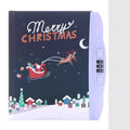 Children's lockable diary notebook with colourful cartoon cover showing space, animal, or Christmas designs