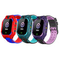 Z6 Q19 children's smart phone watch with GPS positioning in green colour showing 1.44-inch touch screen display