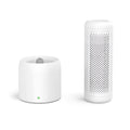 Small white household dehumidifier with 1 litre tank capacity for rooms under 10 square metres