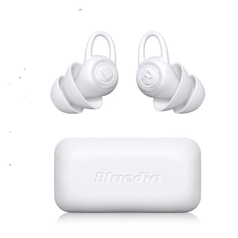 White silicone noise reduction ear plugs with independent packaging for sleeping, swimming and travel
