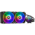 Kirin 240 CPU water cooling radiator with colourful ARGB lighting and aluminium-copper construction