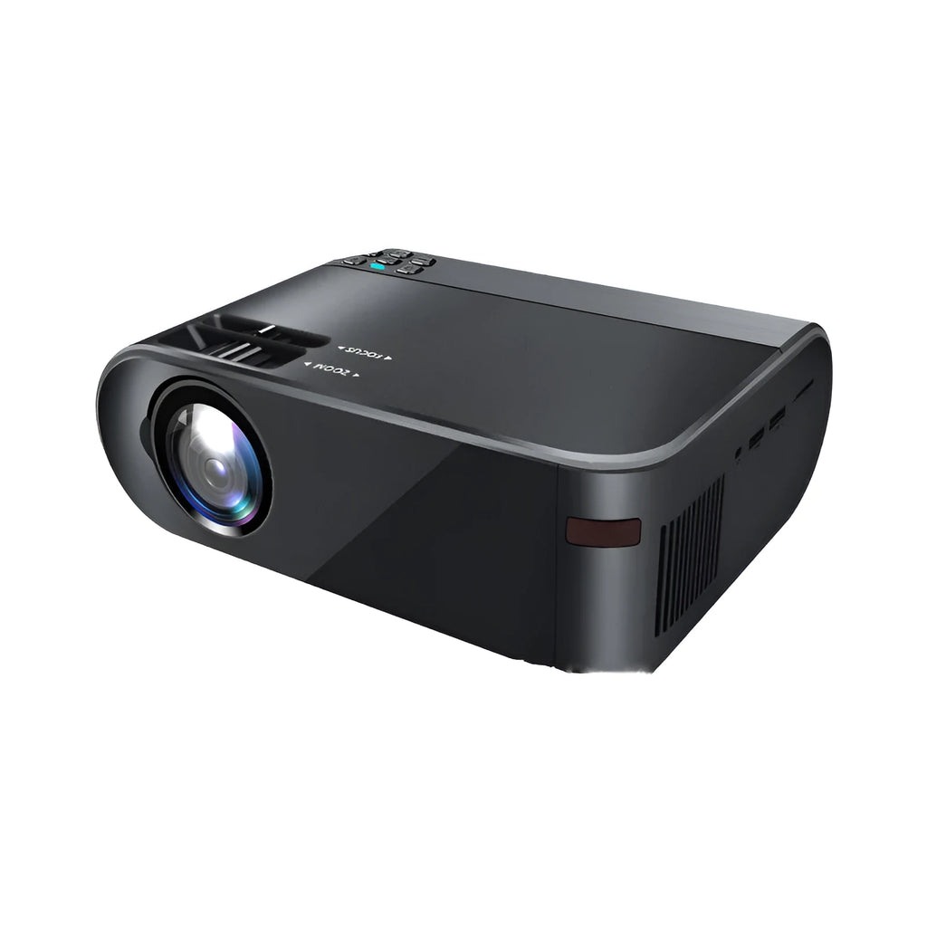 Portable Android projector with WiFi connectivity and 8K Blu-ray lens for mobile same-screen projection