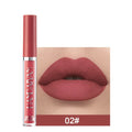 HANDAIYAN matte non-stick cup liquid lipstick tube in various shades showing 2.5ml size.
