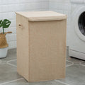 Washable cotton linen clothes sorting box in bathroom with two size options