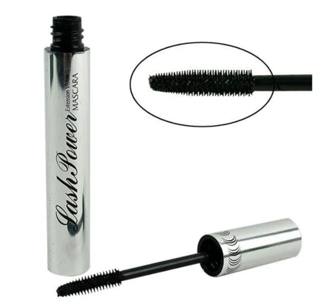 Long curling eyelash extension black fiber mascara for voluminous lashes in tube packaging