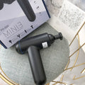 God fascia gun muscle massager in black colour with USB charging port