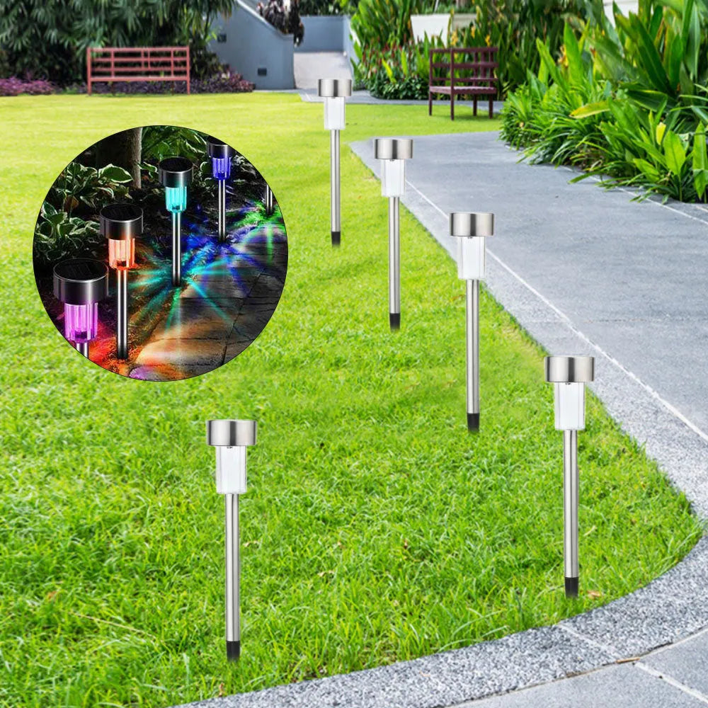 Stainless steel garden landscape LED light with slender design and IP44 waterproof rating