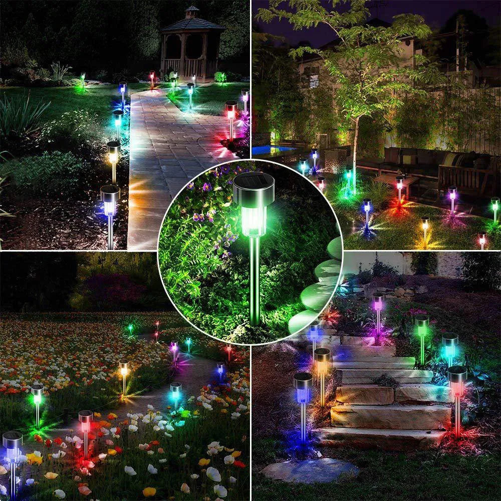 Stainless steel garden landscape LED light with slender design and IP44 waterproof rating