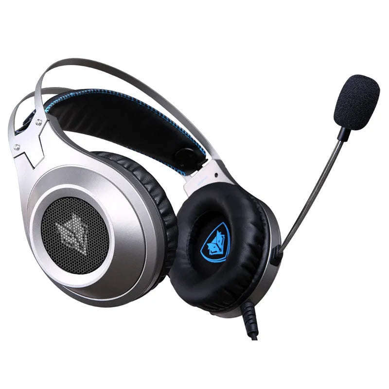 Black wired USB headset for PC computers with microphone and head-mounted design.