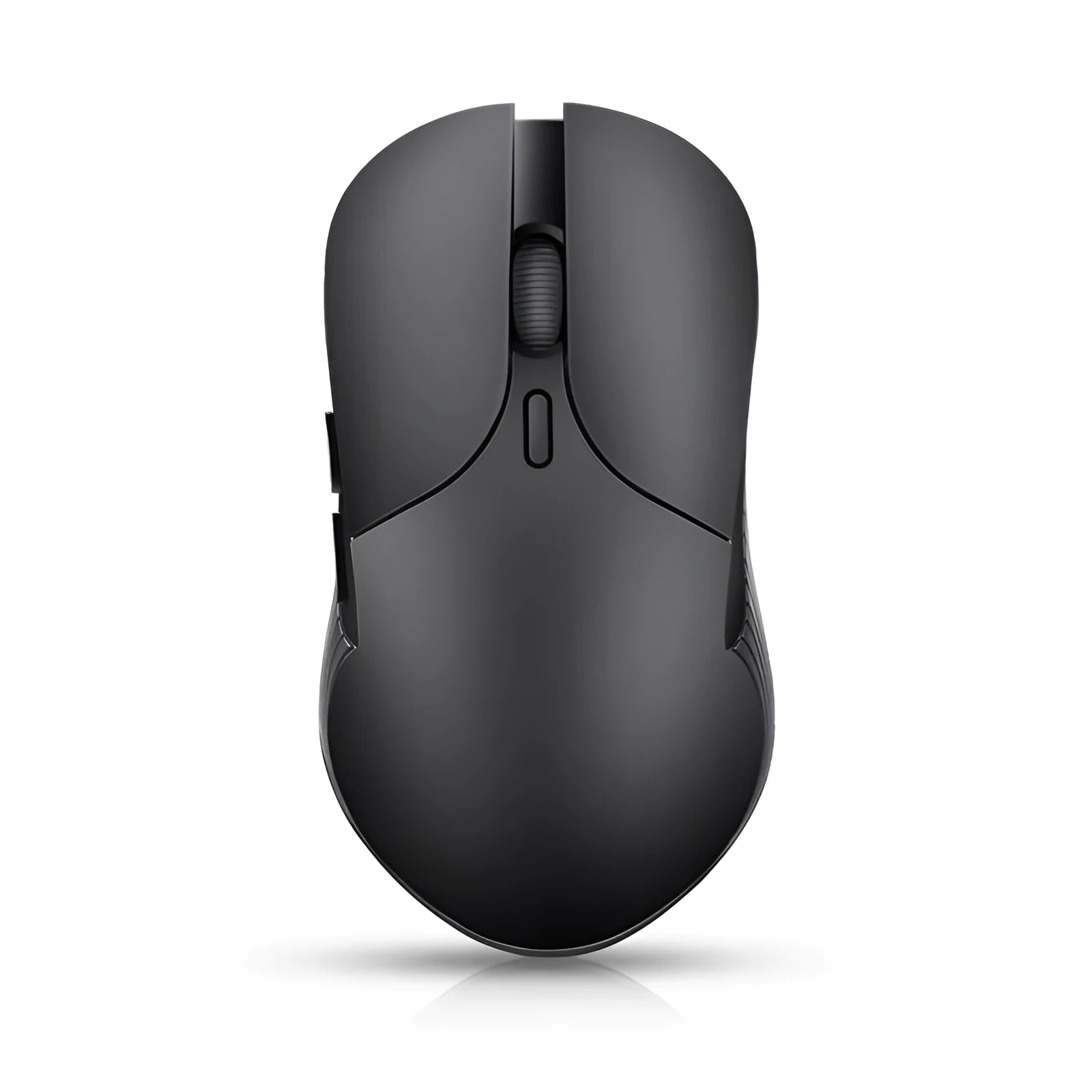 Blue smart voice mouse with 2.4G wireless connection and voice translation function on desktop