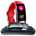Smart fitness bracelet with heart rate monitoring, blood pressure tracking, and sleep analysis functions.