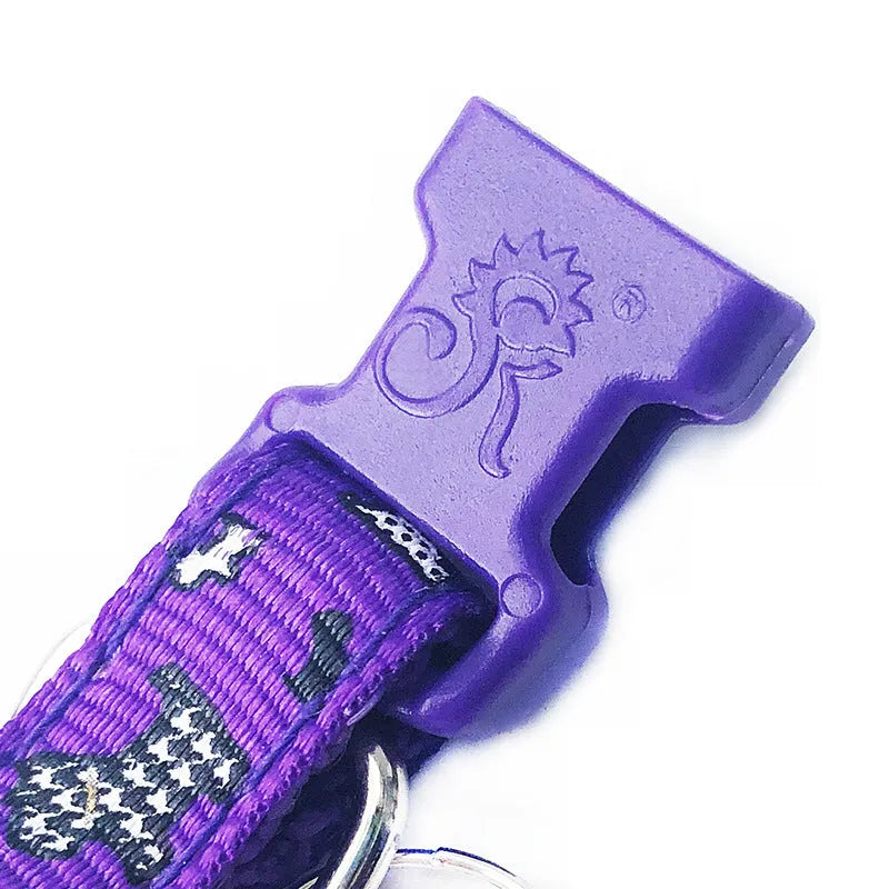 PP patch bell collar for small pets, 1.0cm width, cartoon pattern, six colours available
