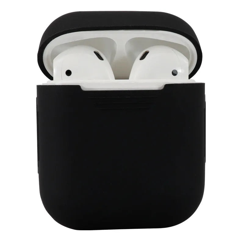 Silicone protective cover for AirPods 2 wireless earbuds in multiple colour options