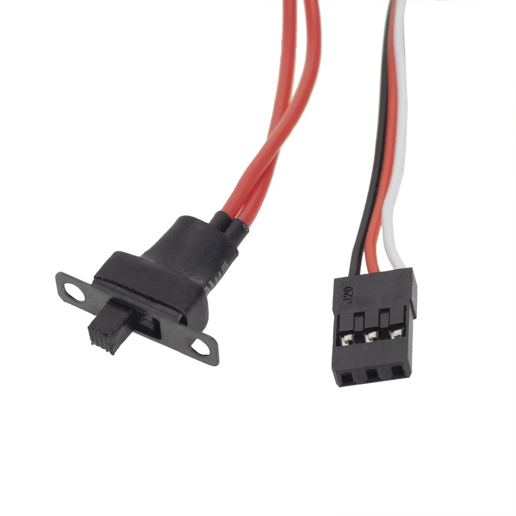 Small 40A brushed electronic speed controller (ESC) for 1/16 and 1/18 scale RC models