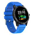 T2 colour screen smart bracelet in black showing heart rate data on display